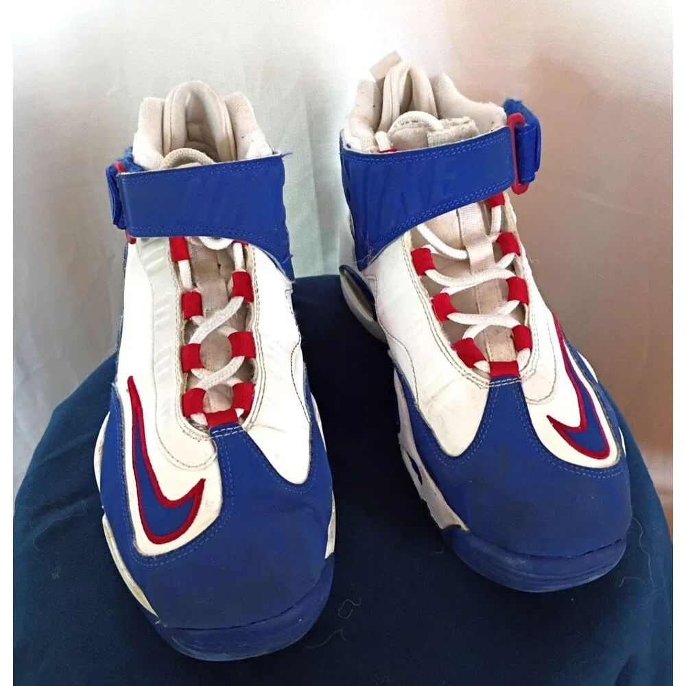 Nike 2022 Air Griffey Max 1 GS USA DX3724-100 White/Blue Youth Boy’s 7y